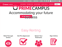 Tablet Screenshot of primecampus.com